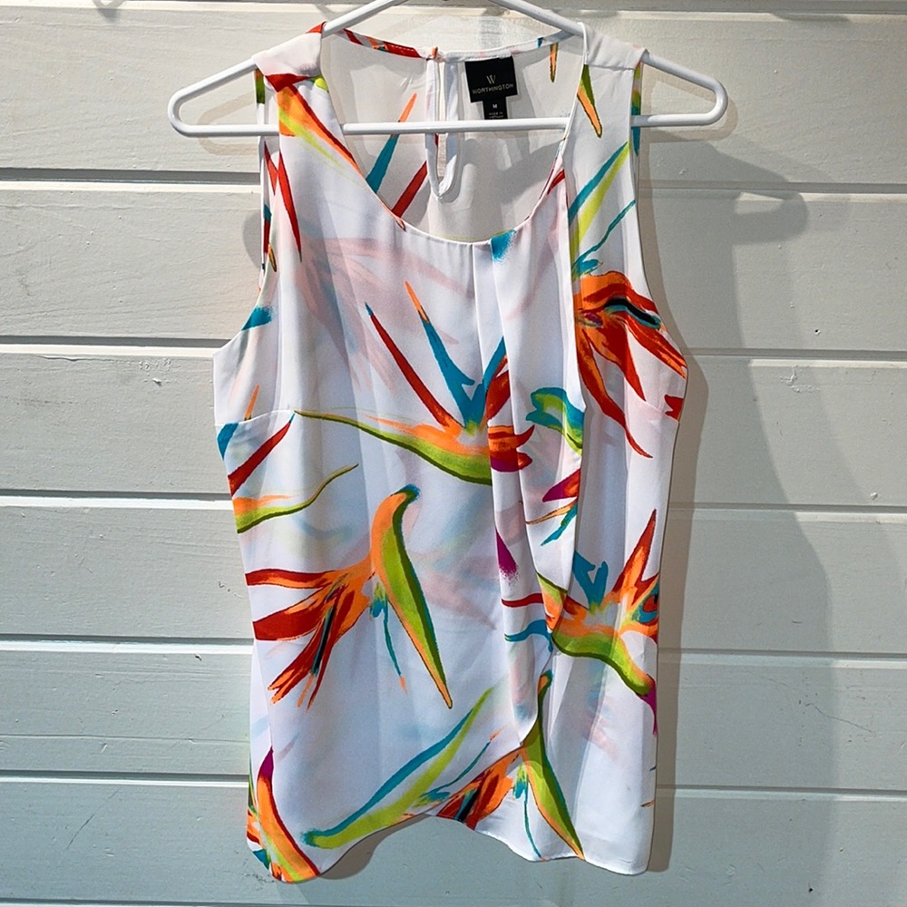 Beautiful Worthington Top Vibrant Colors